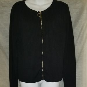 Imnyc. Zip up cardigan sz L